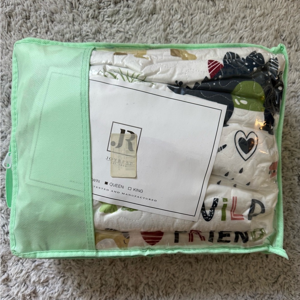 Dinosaur Quilt Queen Set